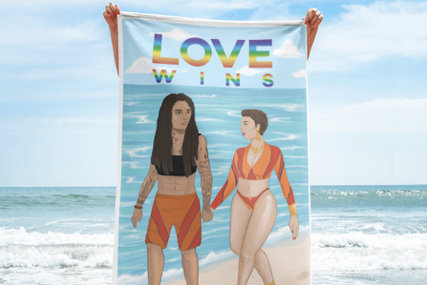 Love Wins: Travel Style Company Unveils Black LGBTQ Beach Towel